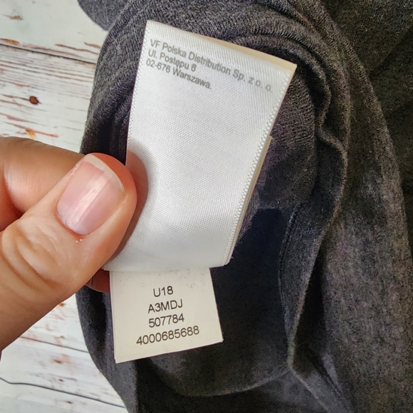 The North Face Dark Gray Short Sleeve Sweatshirt Kangaroo Pocket..size XL - Picture 7 of 10